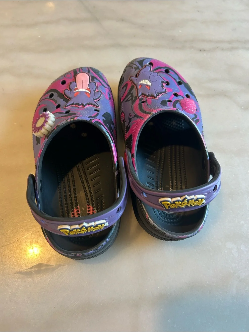 Rare Pokémon Gengar Crocs Kids Size 1 J1 Limited Edition